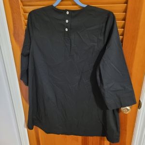 J Jill Button Back cotton tunic